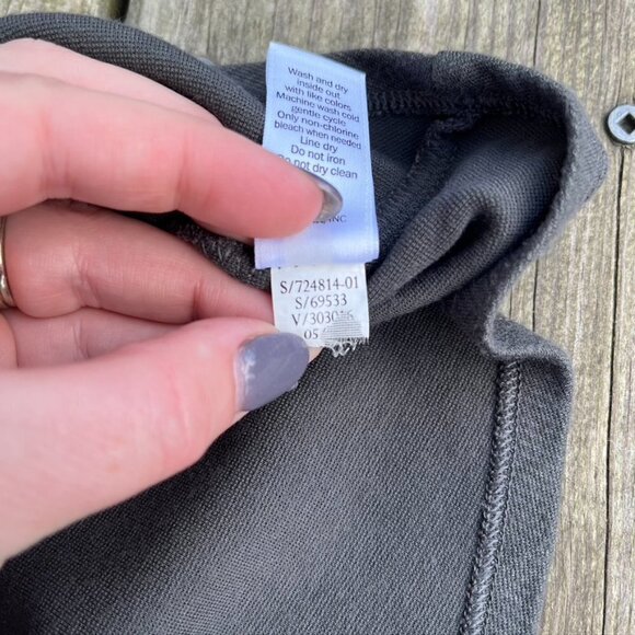 Athleta Ponte Twill skirt a-line green gray side zip Size 8 - Picture 8 of 8